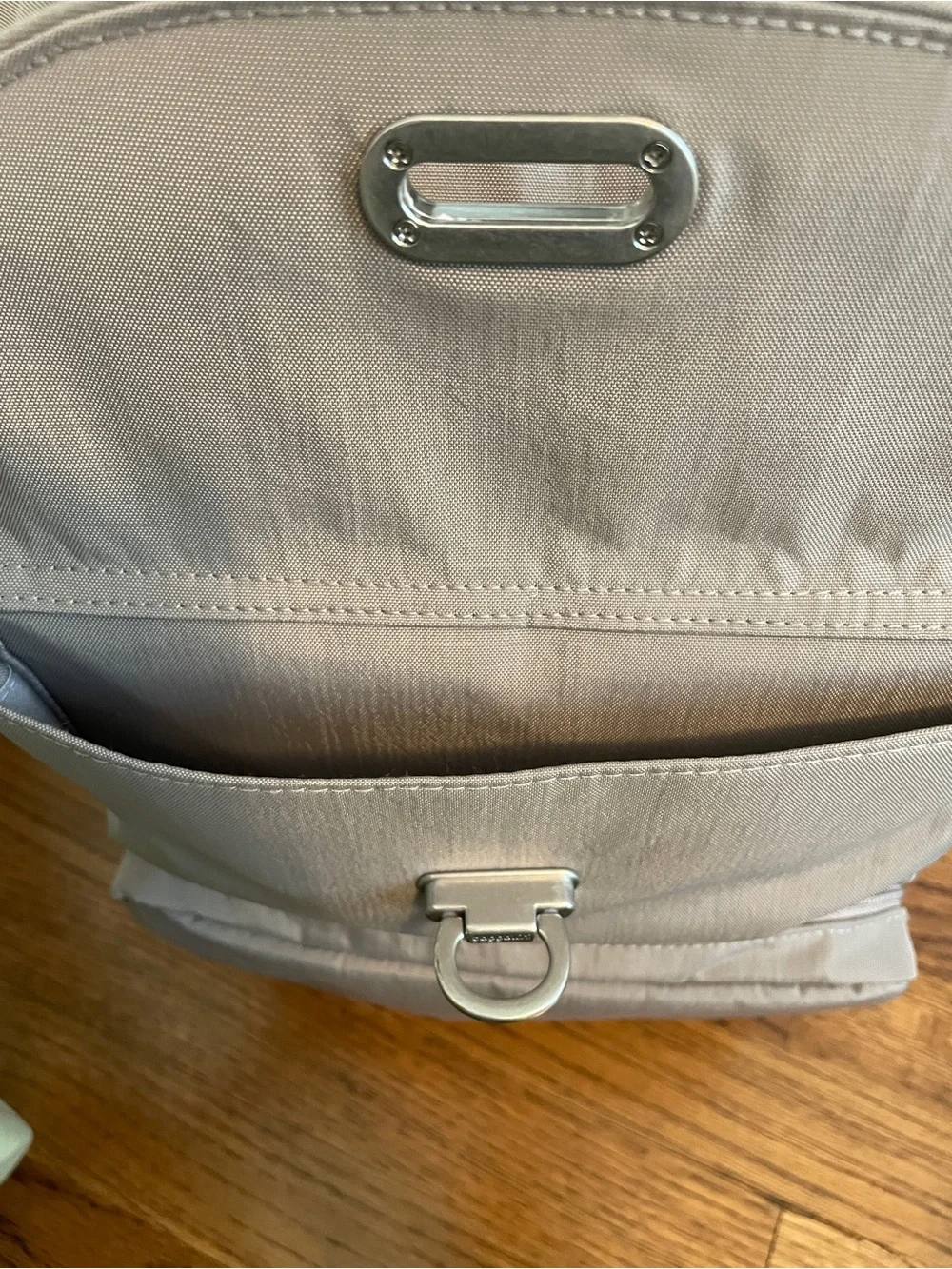 Baggallini Coastal Flip Lock Backpack in Moonrock